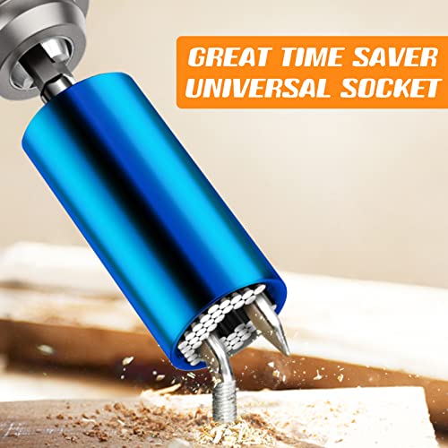 Stocking Stuffers for Adults - Super Universal Socket Tools Gifts for Men, Mens Gifts for Christmas,Birthday Gifts Cool Stuff Gadgets for Men Dad Boyfriend,Tools Socket Set with Power Drill Adapter - Thumbnail 5