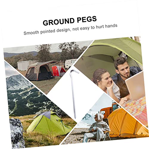 Piquetas para tienda de campaña estables Hemobllo que evitan giros, estacas duraderas de camping 7