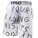 PSD Underwear Men's Hot Line, White, X-Large