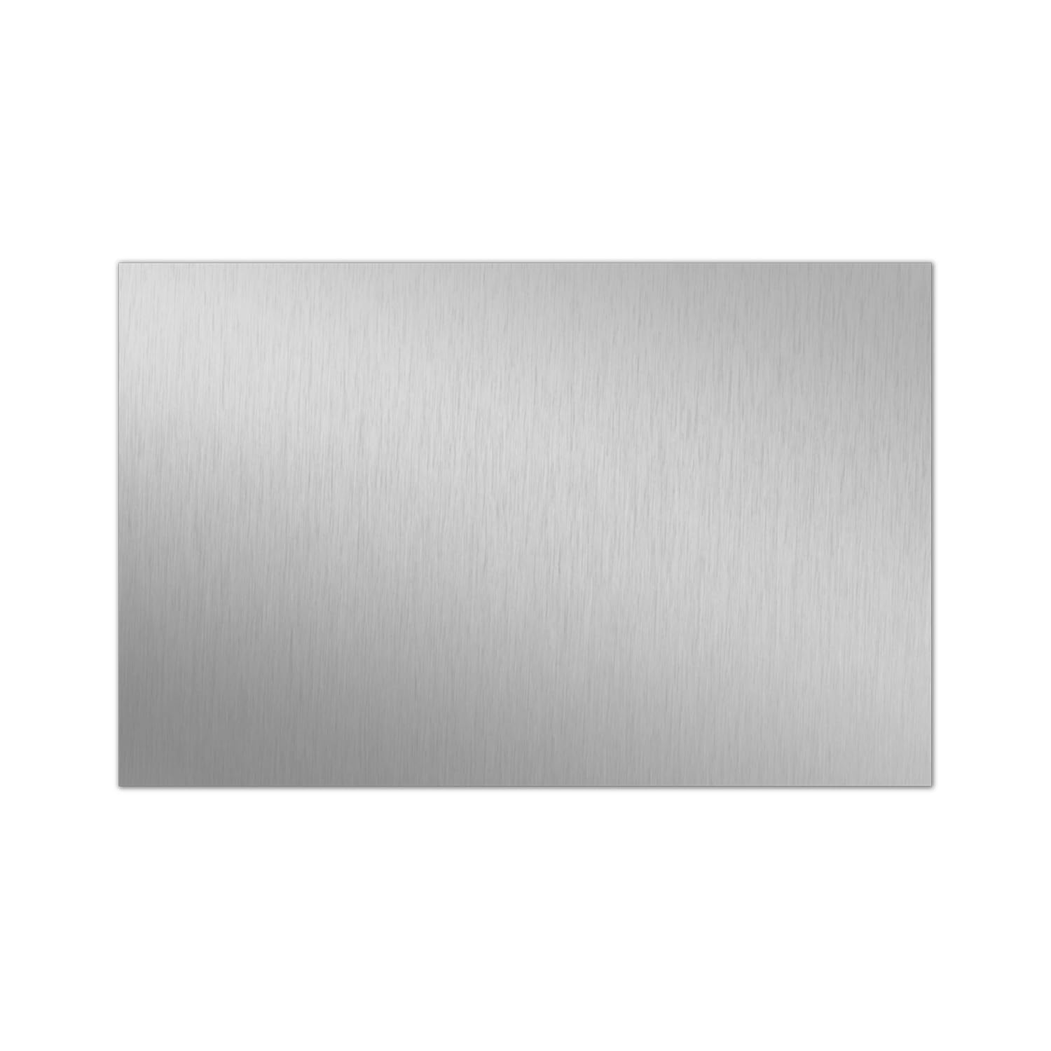 Uxney 2mm Stainless Steel Sheet 4x6 Inch, 430 Magnetic Stainless Steel Plate, 14 Gauge Metal Sheet for Wall, DIY, Crafts, Jewelry, Electrical Repair (