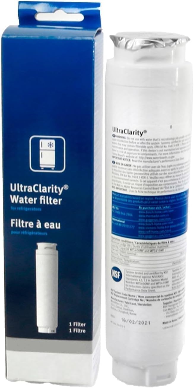 REPLFLTR10 11034152 NSF Certified (National Sanitation Foundation) for UltraClarity 11034151 00644845 00740560 BORPLFTR10 for Bosch Thermador GAGGENAU Refrigerator Water Filter