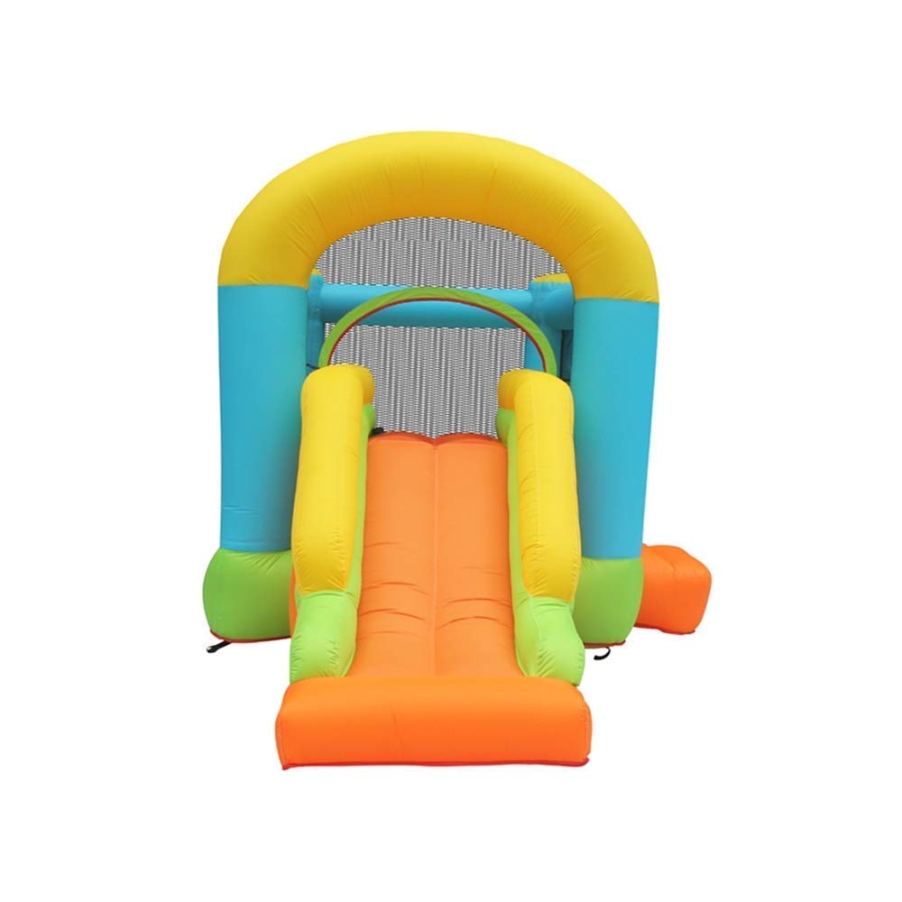 Dmuchany zamek, Nadmuchiwany dmuchany zamek ze zjeżdżalnią do użytku wewnątrz i na zewnątrz, trampolina PVC 385X255X230Cm