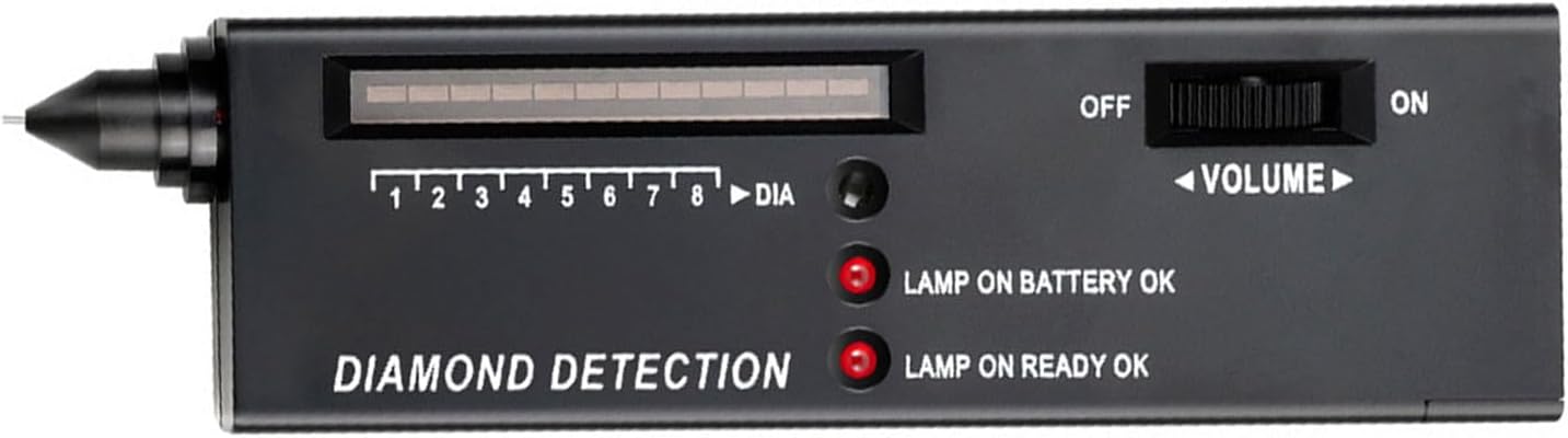 Precisions Diamonds Tester Pen Testing Tool ABS Texture Testing Device for Jewelers and Enthusiasts Tester Pen