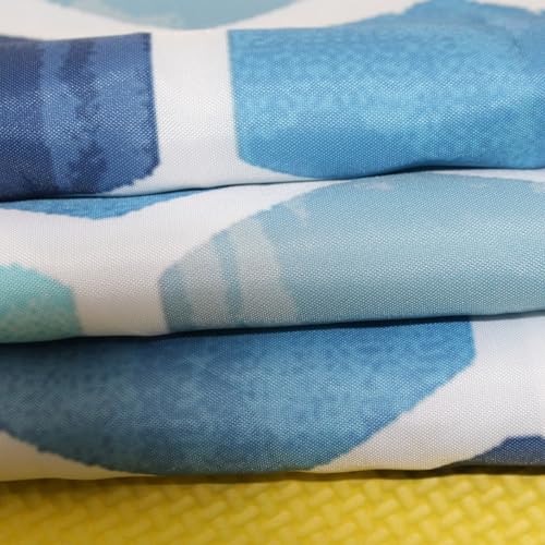 Tennove Shower Curtain Mould Resistant Geometric 200x200cm Drop Bathroom Curtain Waterproof Polyester Fabric Wet Room Bathtub Shower Curtain,Weighted Hem,Quick Dry - Image 3