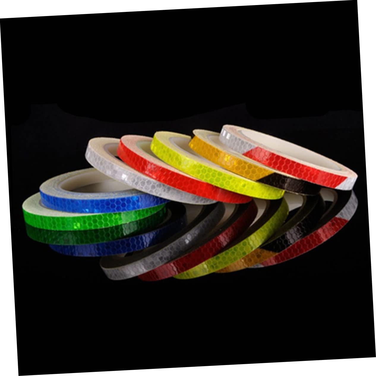 BESPORTBLE DIY Decor Bike Wheel Reflective Stickers Reflective Tape Strip for Bike Motorbike Wheel Rim Safety