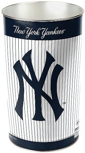 WinCraft New York Yankees MLB Tapered Wastebasket (15" Height)