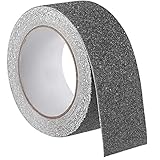 WELSTIK 5 CM x 5 M Anti-Rutsch-Klebeband, High Traction Safety Track Band, Rutschfestes Streifen-Band, Starker Klebender Sicherheits-Aufkleber für Draußen, Grau