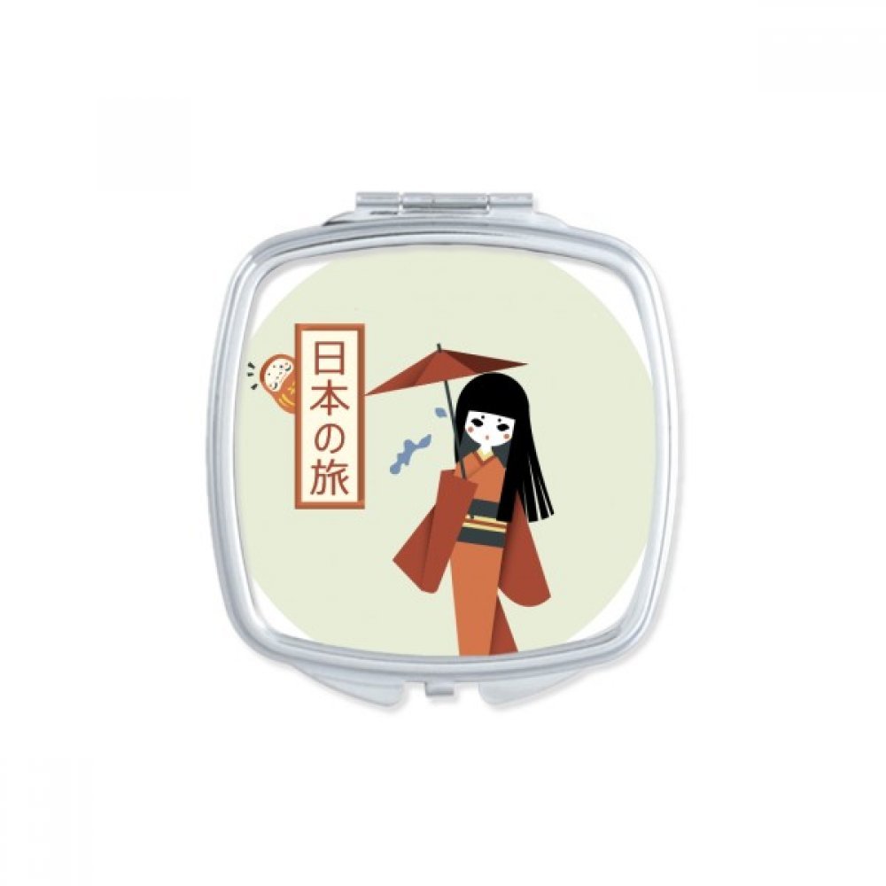 Miroir portable mignon pour maquillage en voyage et déplacements