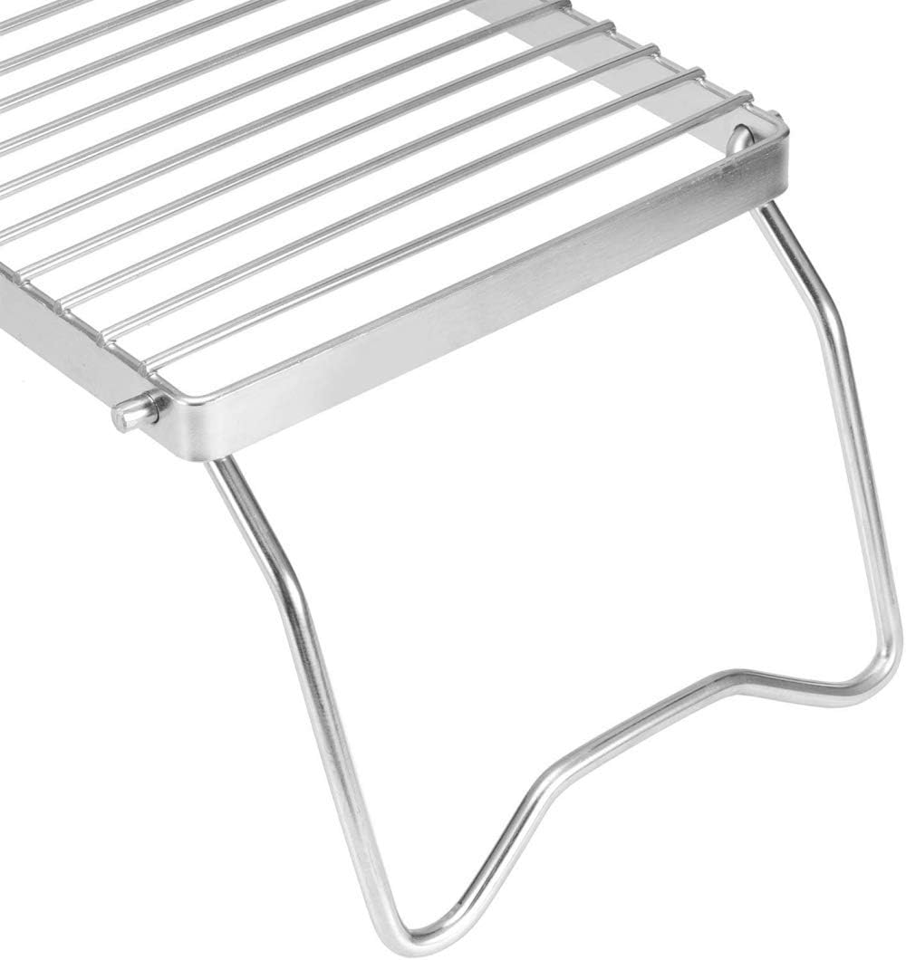 BBQ Grill, Portable Folding Campfire Grill, Picnic BBQ Camping