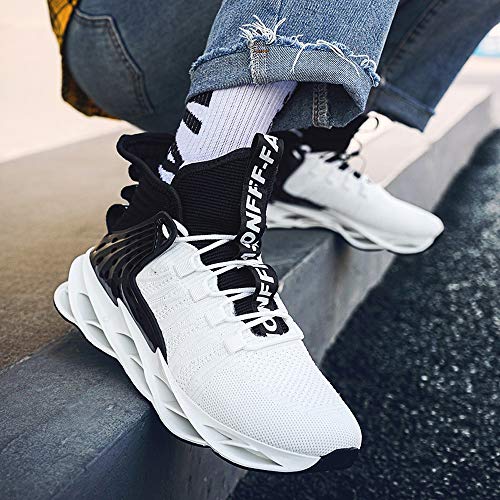 Image of Hello MrLin Men's Running Shoes Non Slip Athletic Tennis Walking Blade Type Sneakers Hip Hop