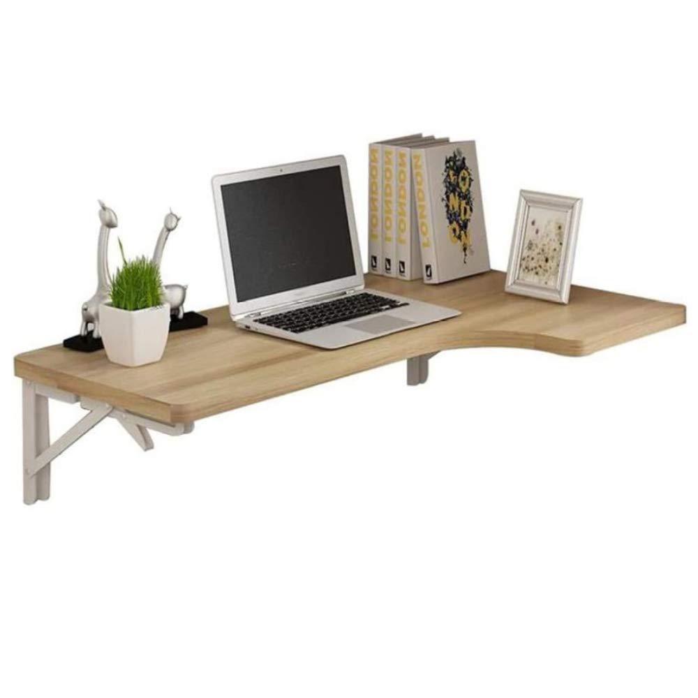 Table pliante type d'angle en bois massif 80x60x35cm pour ordinateur