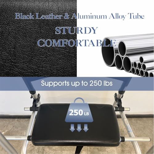 Asiento universal para andador plegable acoplable negro de altura ajustable 20-24 pulgadas 3