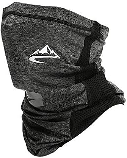 Snoods For Men Neck Warmer Women - Cooling Neck Gaiter Face Coverings for Men Multifunctional Headwear Bandana Scarf Adjustable Breathable Lightweight