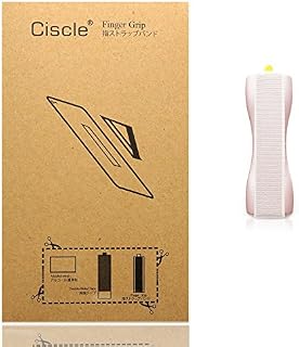 Ciscle Phone Grip Elastic Finger Grip Phone Strap Compatible with most Mobile Phones and Cases, iPhone, iPod Touch, iPad, HTC, Samsung Galaxy, Tablet PC, ASUS Tablet Holder (Rose Gold)