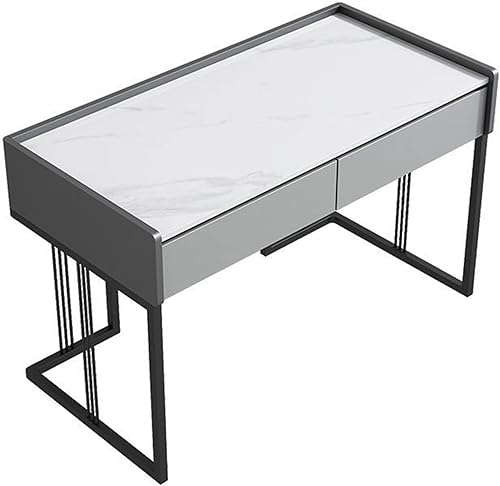 Escritorio para computadora escritorio nórdico de pizarra para computadora portátil escritorio con cajones estación de trabajo de PC de lujo simple