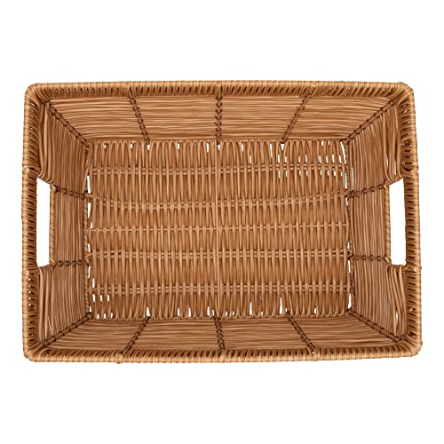 Mimo Style Cesto Retangular Com Alça, Útil na Organização do Ambiente, Produzidos em Fibra Natural C