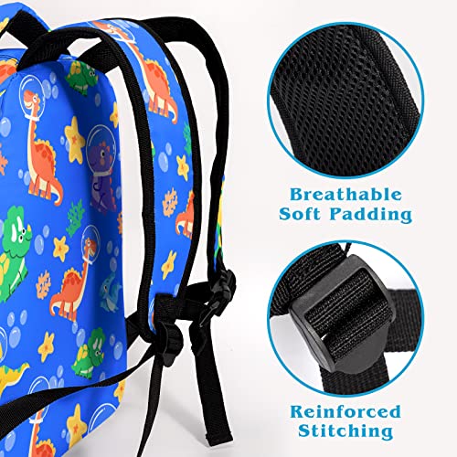 Dacawin Blue Cartoon Animal Backpack Toddler Kids Dinosaur School Bag Marine Coral Starfish Bookbag Casual Daypack Backpacks For School Girls Boys #TOP3