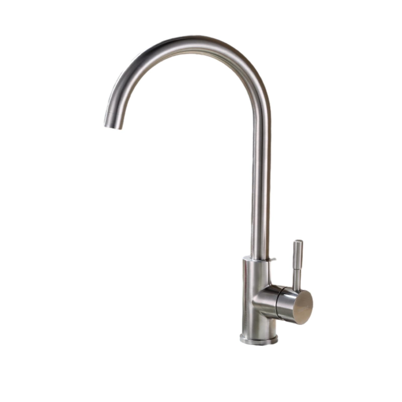 ZYCHSJXA Water Kitchen Tap Household Faucet Sink Copper Hot and Cold Mixing Stainless Steel