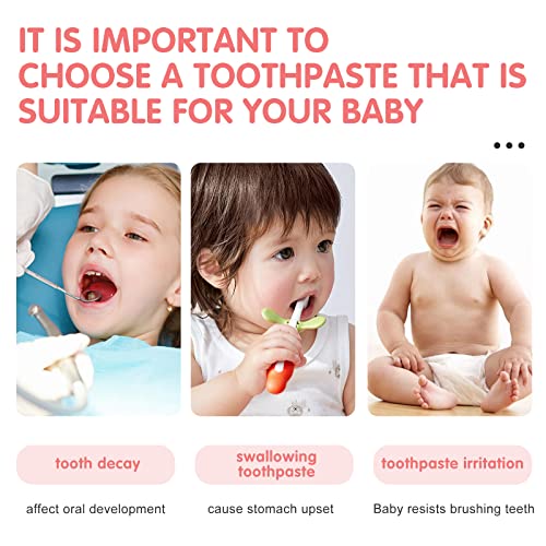 FRDUGA Kinderschaumzahnpasta, Kinderzahnpasta für U-förmige Zahnbürste, Zahnpasta mit natürlicher Formel, Mundpflegezahnpasta für Kinder (Pfirsich,2PCsx60ml) – Bild 6