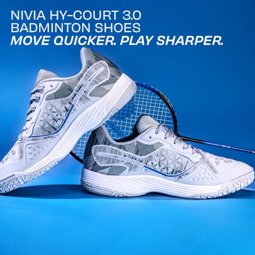 Nivia Store Nivia HY-Court 3.0 Badminton Shoes (Grey, UK03) - Image 3