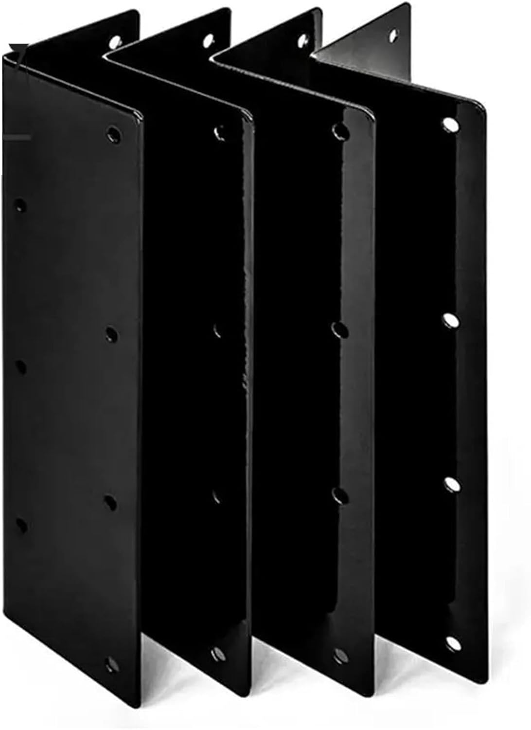 A44Z-Set of 8 Raised Garden Bed Corner Brackets for 20In-24In H Bed, Metal Garden Corner Bracket Resistant,Rust Metal Bed
