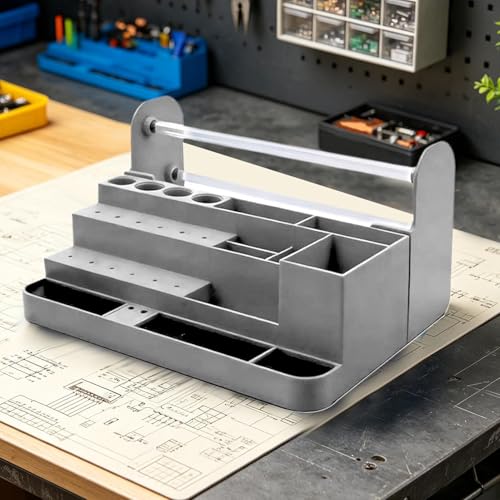 Rangement de bureau robuste pour vis et puce électronique compact - 4