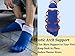 6 Pack Men No Show Toe Socks Cotton Low Cut Athletic 5 Finger Mesh Wicking