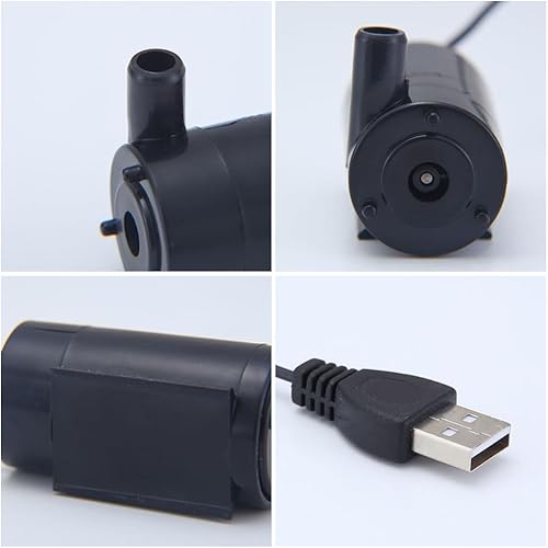 Miniatura 7 de 3 piezas de bombas de agua USB para fuentes de escritorio y riego pequeñas bombas para riego de jardín y peceras