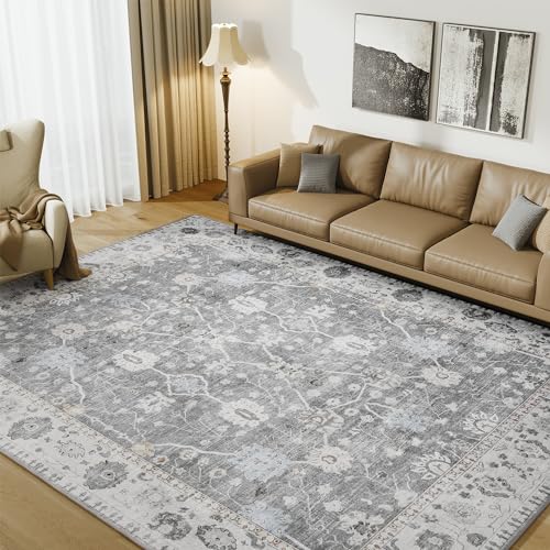 2 x 3 Small Area Rug Indoor Entryway Rug Machine Washable Non Slip Low Pile Carpet Modern Abstract Rugs for Bedroom Kitchen Powder Room Front Porch Bathroom, Beige