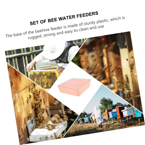 generic 1 Conjunto De Ferramentas Mel Colmeia Acessório Alimentador Xarope Transparente Apicultor Su