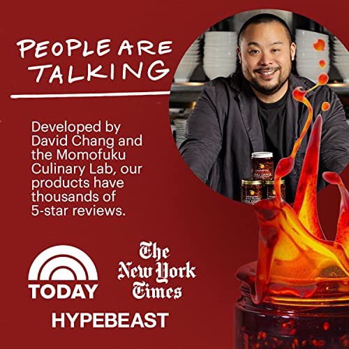 Momofuku Black Truffle Chili Crunch By David Chang, (5.3 Ounces), Chili Oil With Crunchy Garlic And Shallots, Spicy Chili Crisp With Real Truffle For Cooking As Sauce Or Topping (Packaging May Vary) #TOP1