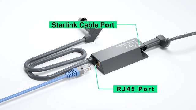 Linkoostar Starlink Adaptateur Ethernet multi-ports pour Gen