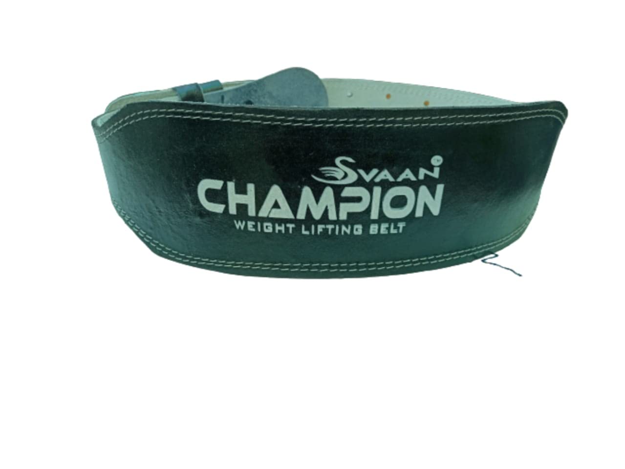 Svaan Champion Weight Lifting Belt | 4" All Leather Belt | Wide Padded Weight Lifting Belt (Black) (Small) (B09JCGZPT2) Amazon Price History, Amazon Price Tracker