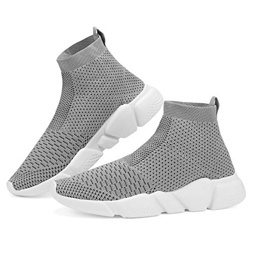 Image of Casbeam Men's Running Knit Comfortable Lightweight Breathable Casual Sports Shoes Fashion Sneakers Slip-On Walking Shoes