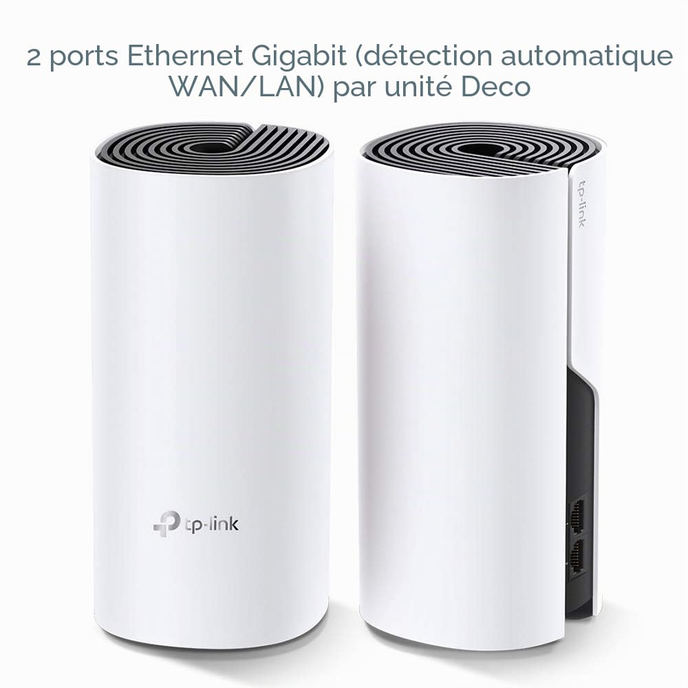 TP-Link Deco M4 Whole Home Mesh Wi-Fi System, Seamless and Speedy Up To 2800 Sq ft coverage, Work with Amazon Echo/Alexa, Router and Wi-Fi Booster Replacement, Parent Control, Pack of 2