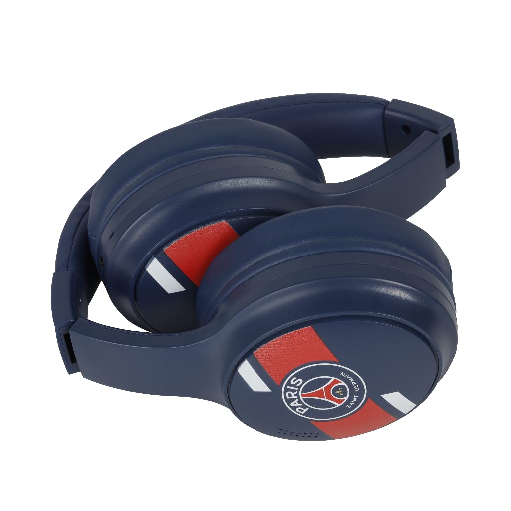 Konix PSG Casque Audio sans Fil Bluetooth 5.3 PC, Smartphones, tablettes - Microphone - Autonomie 25 h - Câble Jack 3,5 mm - Bleu