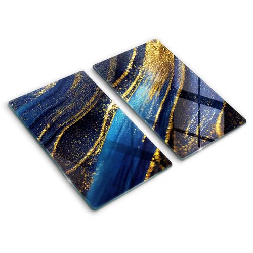 Planche à découper multifonctionnelle Wallfluent 2x30x52cm grand format bleu - 2