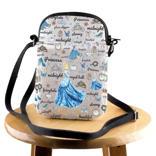 JYTAPP Princess Crossbody Bag Faily Cartoon Tales Princess Gift Fans Gift Merchandise