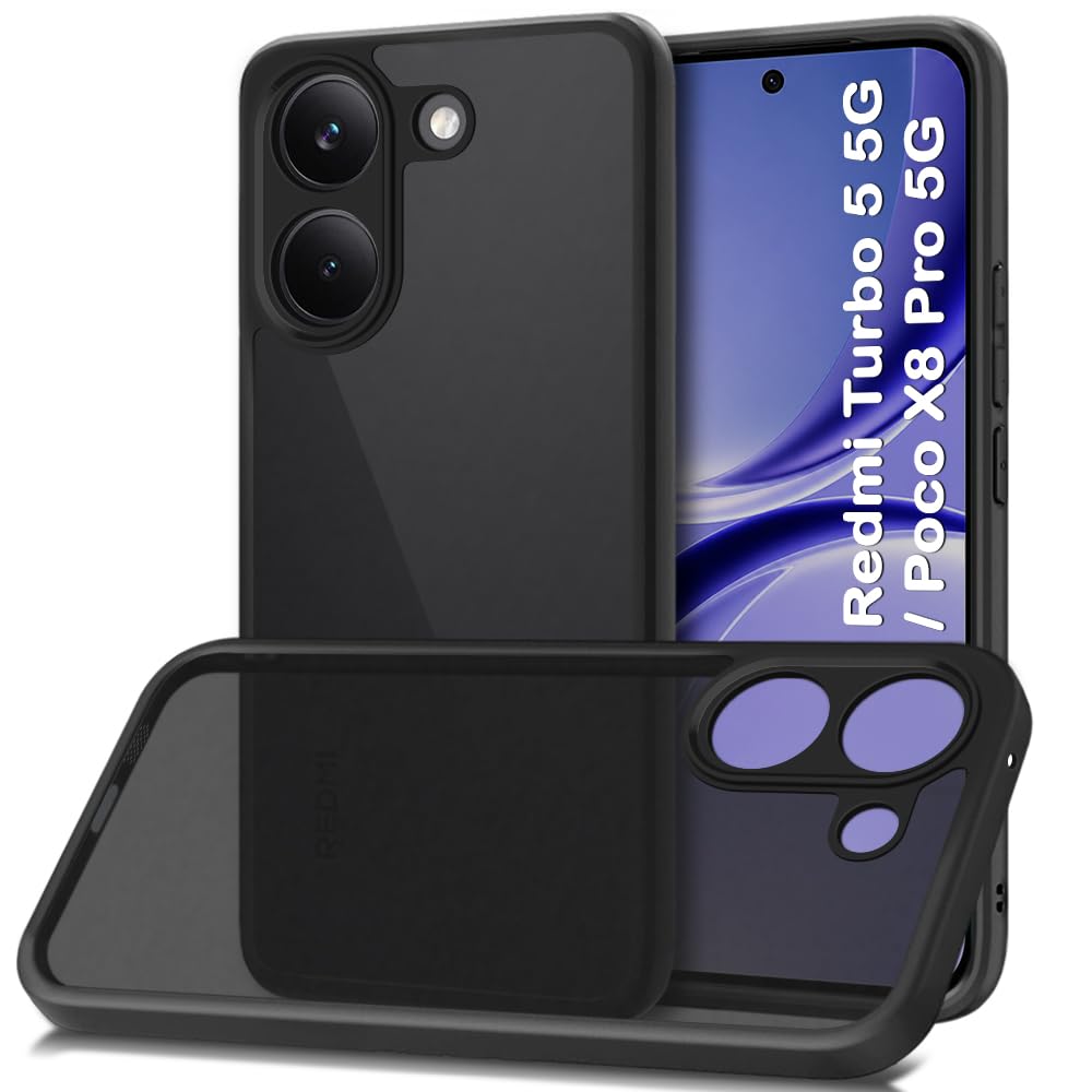 TheGiftKart Hybrid Shockproof Back Cover Case for Motorola Moto Signature 5G | Camera Protection Module | Hard Back Case Cover for Moto Signature (PC & TPU, Translucent Smoke Matte Back, Black Sides) — Amazon image 13