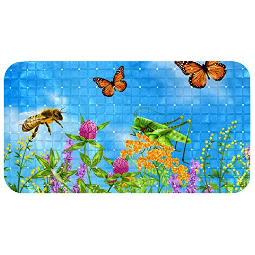 Alfombrillas de baño para evitar caídas infantiles con ventosas diseño mariposas 2