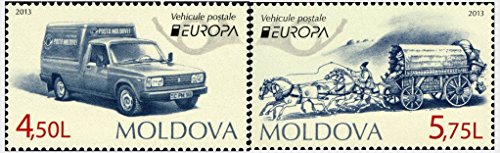 Europa Cept 2013 / Set di 2 francobolli/Moldovan postali Vehicles/Storia Postale/Moldova Ceca / 2013 / MNH