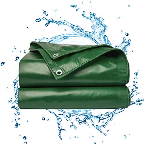 wasserdichte Plane Grün, Outdoor Schutzplane Camping Plane Mit Ösen, Für Balkon Boden Pavillon Gartenmöbel Gartenlounge Kugelgrill Quadratisch