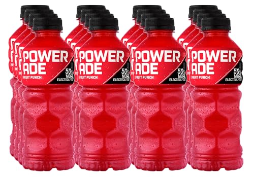 Image of POWERADE Sports Drink Fruit Punch, 20 Ounce (Pack of 24)