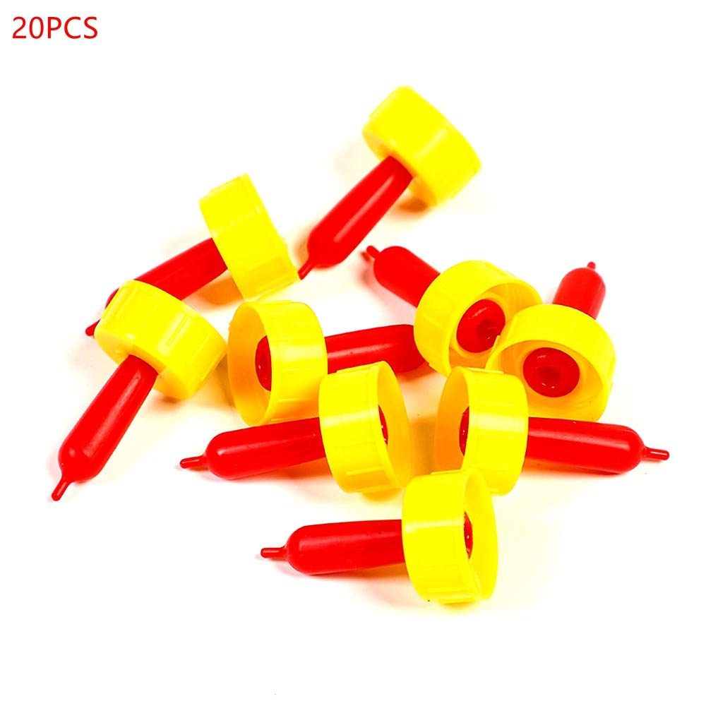 MAYAGU 20PCS Sheep Nipple Milk Drink Nipple Soft Rubber Pacifier for Teat Feed Dog Calf