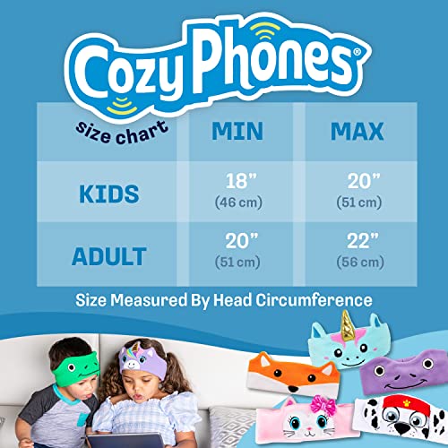 Cozyphones Kids Headphones, Headband Earphones For Children Baby & Toddlers 1-3, Stretchy & Comfy Travel Accessories - Wireless - Green Frog #TOP6