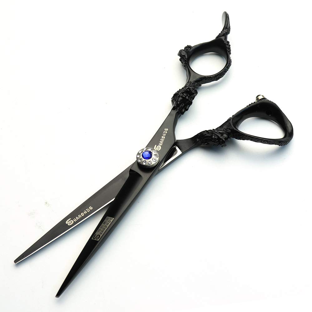 6/7 inch Hairdressing Scissors Set Barber Shop Hair Beauty Shears Styling Tools (6-inch flat)