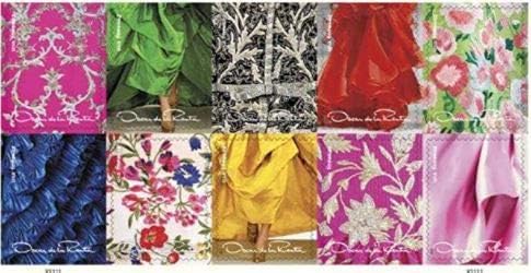 2017 Oscar De La Renta Mint Sheet of 11 Forever Postage Stamps Scott 5173 By USPS