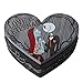 Enesco Disney Showcase Couture de Force The Nightmare Before Christmas Jack Skellington und Sally Schmuckkästchen mit Deckel, 3,2 cm H x 7,6 cm B x 8,9 cm L, mehrfarbig