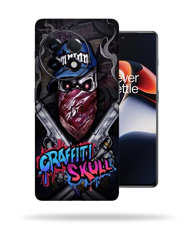 OggyBaba Graffity's Kull Skin Back Protector Film Ultra Thin Scratch Resistant Vinyl (Not Case and Cover) for OnePlus 11R 5G