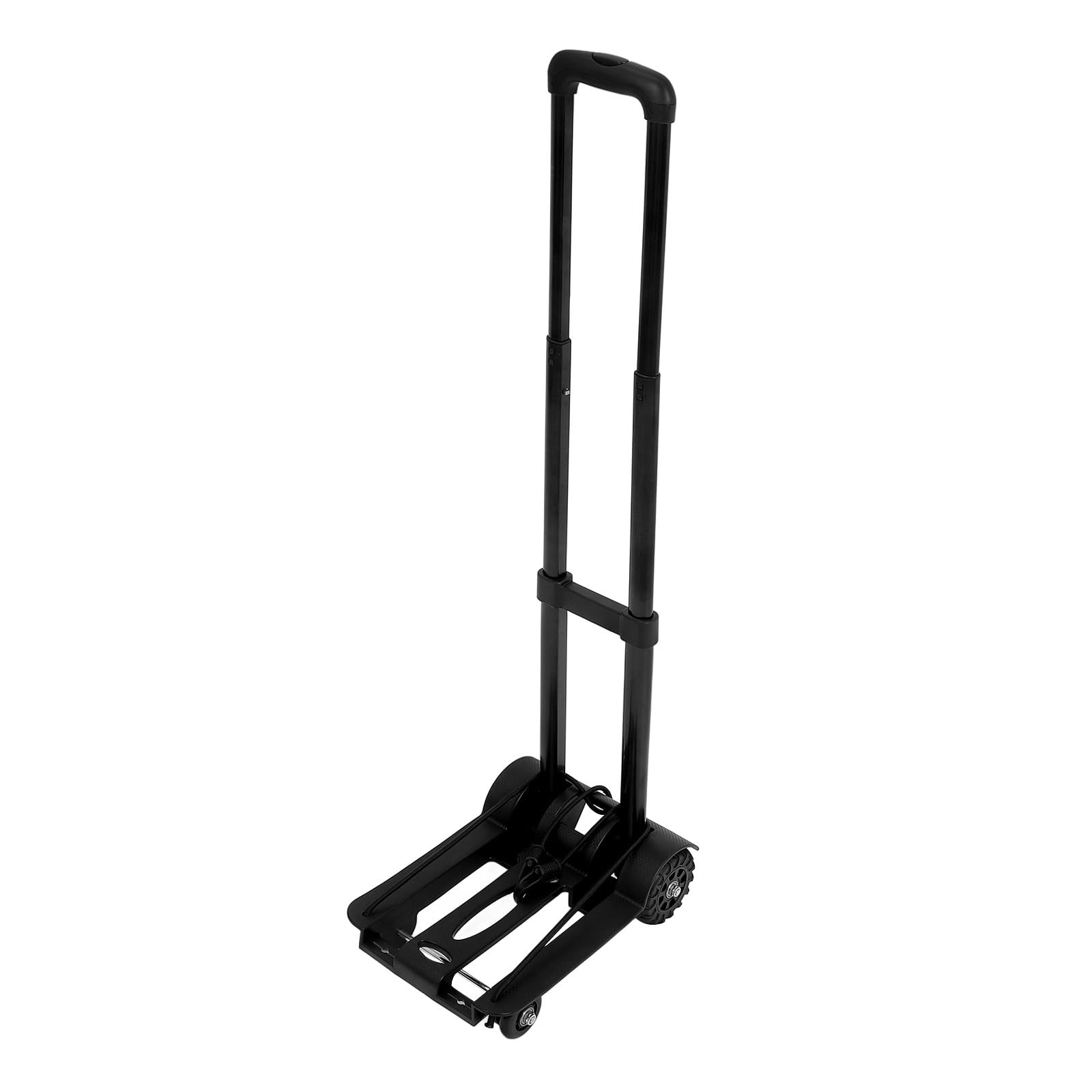 PartyKindom Carrito Plegable de Aleación de Aluminio Pequeño y Portátil Gran Capacidad de Carga para Equipaje y Compras en Viajes y Uso Diario